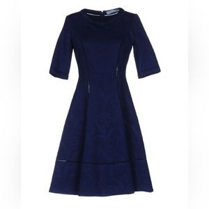 Blumarine Navy Midi Dress